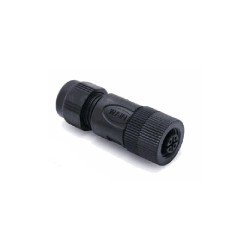 Connecteur femelle M12P, 8 pol., codage A IP67, 2A, non-blindé